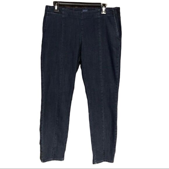 J. Jill 8 Authentic Fit Front Slit Blue Jeans - Picture 1 of 7